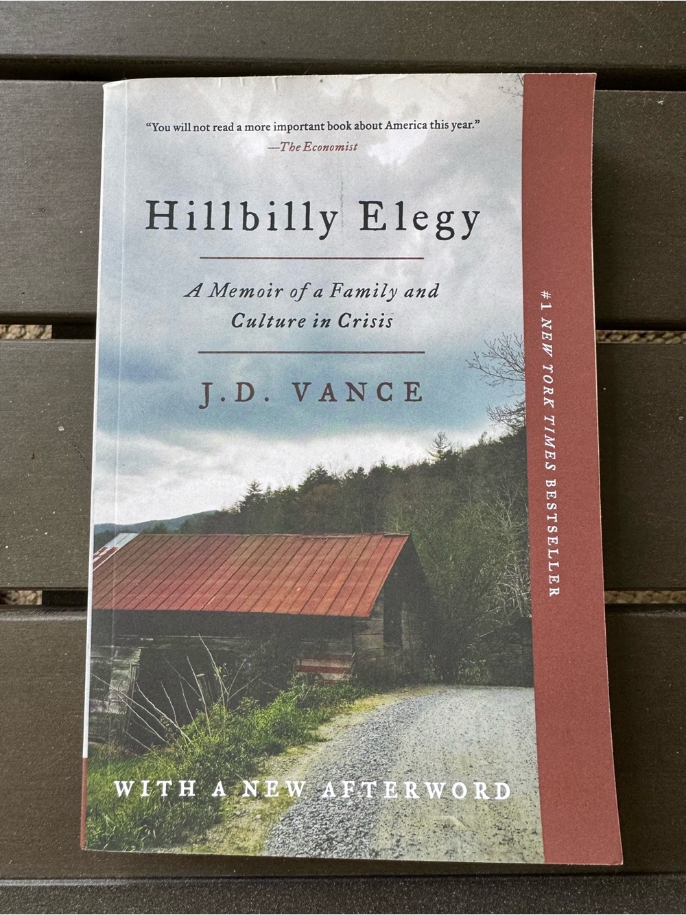 J.D. Vance Hillbilly Elegy Paperback Memoir Appalachia 2018 New Afterword
